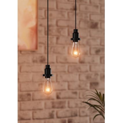 Osram - Захранващ кабел PENDULUM 1xE27/40W/230V черен