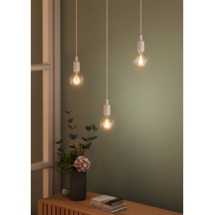 Osram - Захранващ кабел PENDULUM BELL 1xE27/15W/230V бял