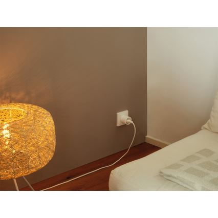 Osram - Комплект 2x умна розетка SMART+ MATTER SCHUKO 2300W/230V/10A Wi-Fi бяла