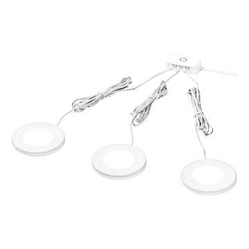 Osram - Комплект 3 бр. LED подшкафно осветително тяло UNDERCABINET LED/8,5W/230V 3000K бяло