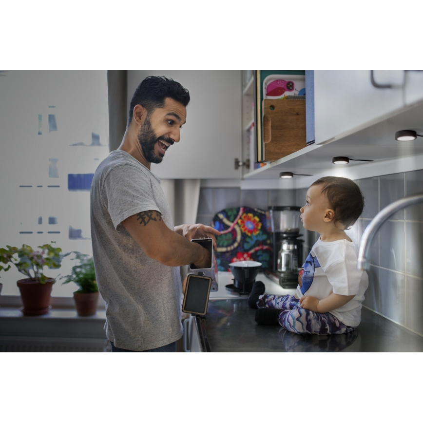 Osram - Комплект 3x LED подшкафно осветително тяло UNDERCABINET LED/3W/230V 3000K черно