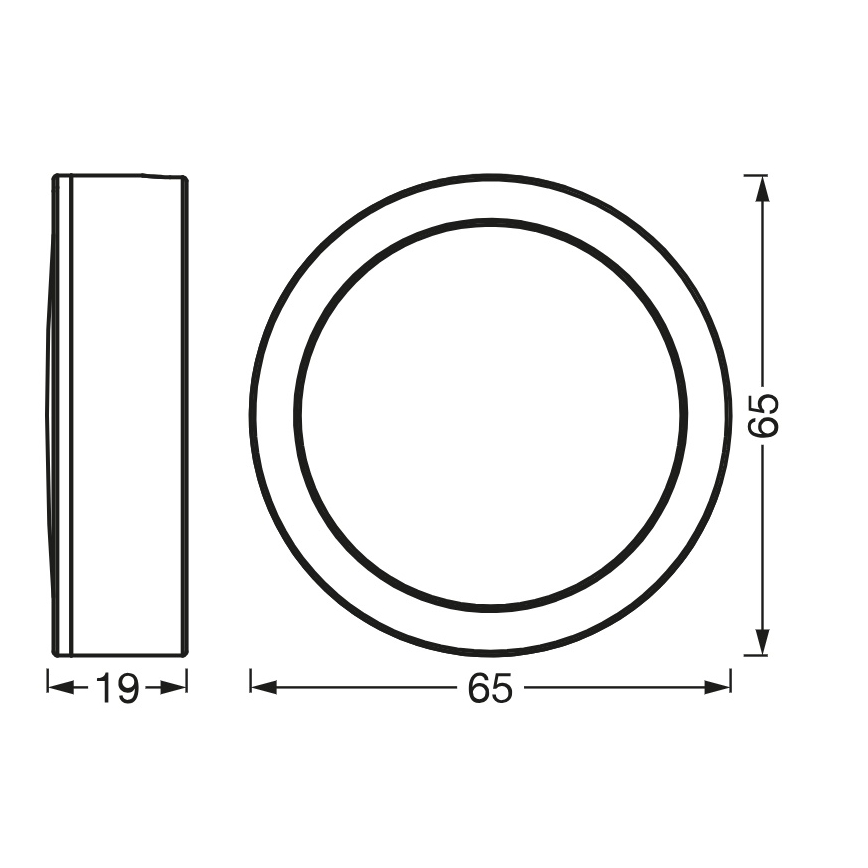 Osram - Комплект 3x LED подшкафно осветително тяло UNDERCABINET LED/3W/230V 3000K черно