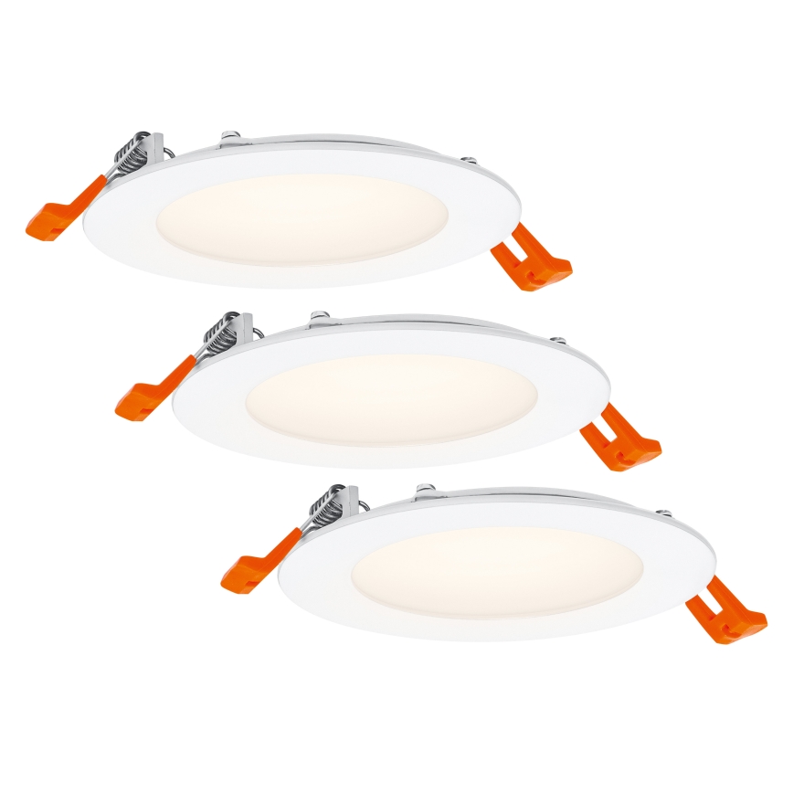 Osram - комплект от 3 вградени LED осветителни тела SPOT LED/8W/230V 3000K, Ø 12 см, бели
