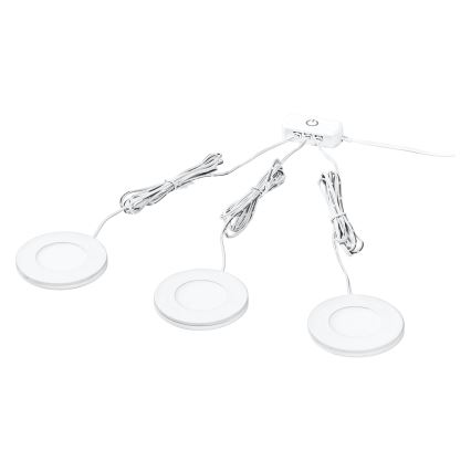 Osram - Комплект 3 бр. LED подшкафно осветително тяло UNDERCABINET LED/8,5W/230V 3000K бяло