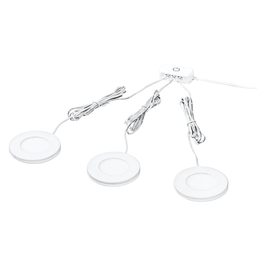 Osram - Комплект 3 бр. LED подшкафно осветително тяло UNDERCABINET LED/8,5W/230V 3000K бяло