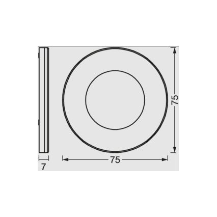 Osram - Комплект 3 бр. LED подшкафно осветително тяло UNDERCABINET LED/8,5W/230V 3000K бяло