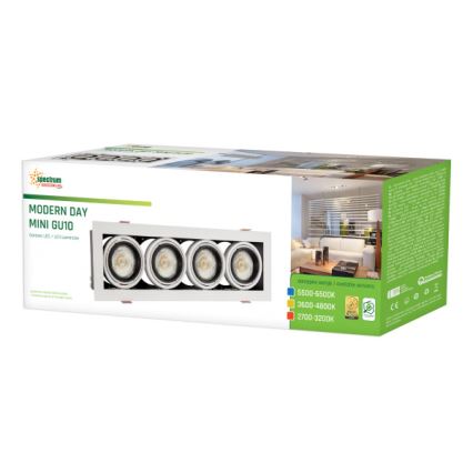Осветление за окачен таван MODERN DAY MINI 4xGU10/10W/230V