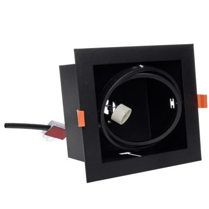 Осветление за окачен таван PLAZA AR111 1xGU10/12W/230V черна