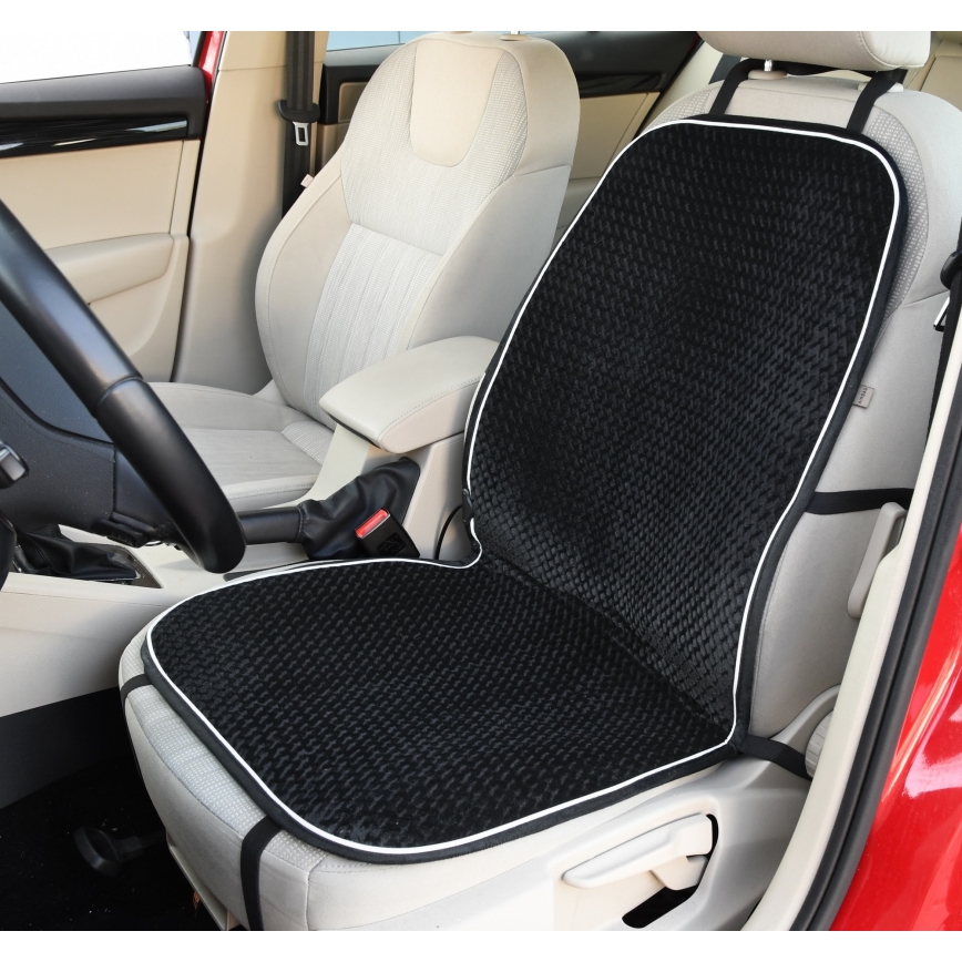 Отопляем калъф за седалка с термостат 12V черен