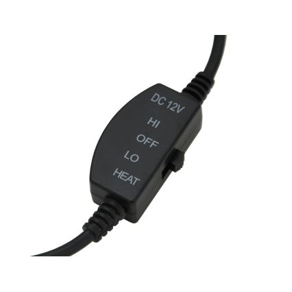 Отопляем калъф за седалка с термостат 12V черен