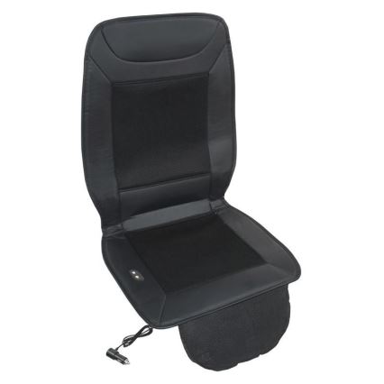 Отопляем калъф за седалката с вентилационна система 18W/12V черен