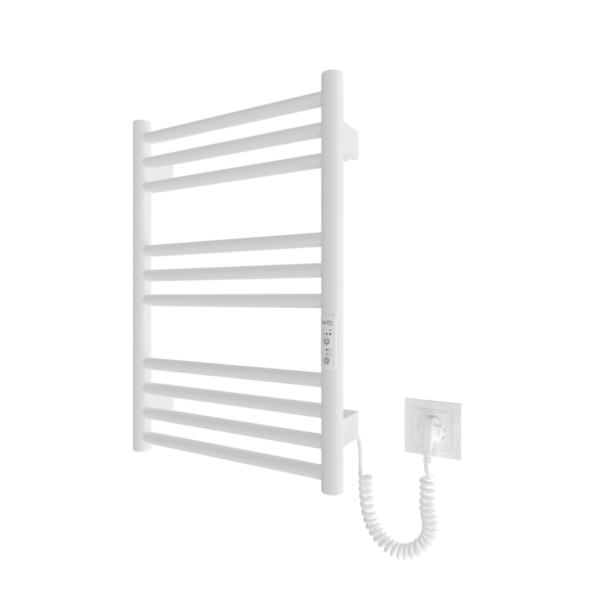 Отопляема лира за баня HF GREENWICH 100W/230V 57x43 см бял кръгла