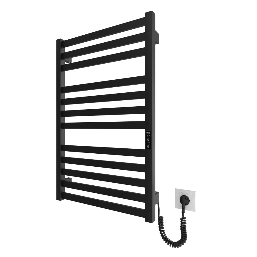 Отопляема лира за баня HF OXFORD 170W/230V 77x53 см черен