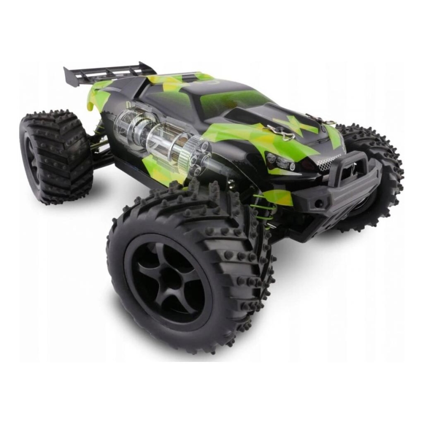 Overmax - радиоуправляема кола X-MONSTER 3.0 1700 mAh черна/зелена