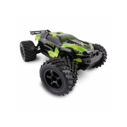 Overmax - радиоуправляема кола X-MONSTER 3.0 1700 mAh черна/зелена