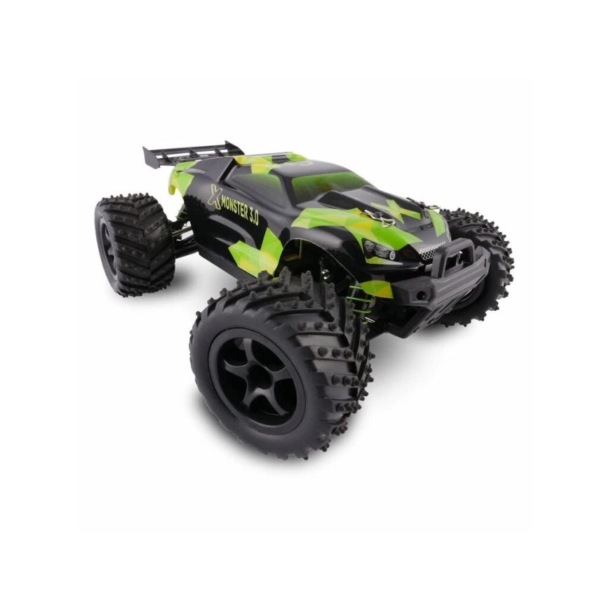 Overmax - радиоуправляема кола X-MONSTER 3.0 1700 mAh черна/зелена