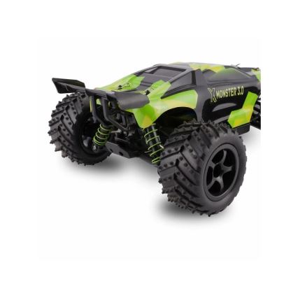 Overmax - радиоуправляема кола X-MONSTER 3.0 1700 mAh черна/зелена