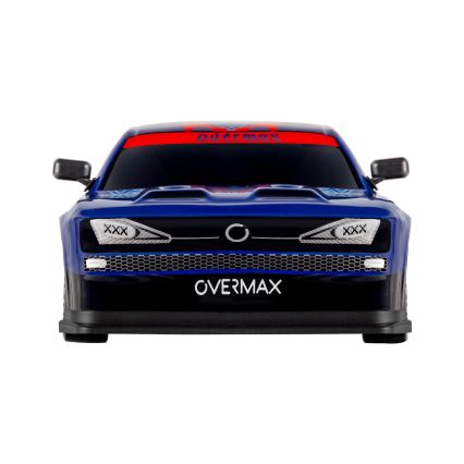 Overmax - RC дрифт автомобил с дистанционно управление 2 в 1 X-OVERSLIDE 1000 mAh черен/зелен/син/червен