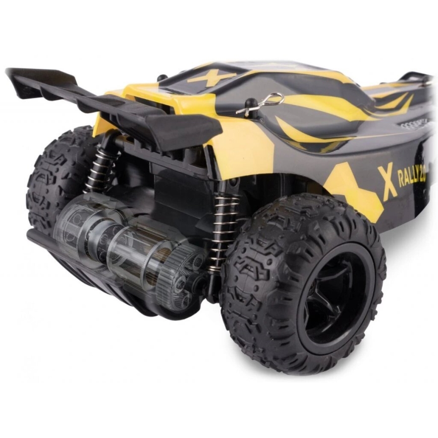 Overmax - RC количка с дистанционно управление X-RALLY 2.0 1200 mAh черно/жълто
