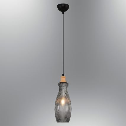 Окачена лампа BOTTLE 1xE14/4W/230V димна