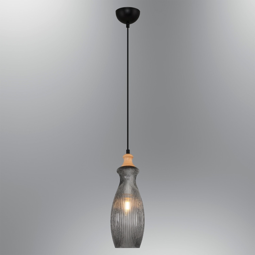 Окачена лампа BOTTLE 1xE14/4W/230V димна