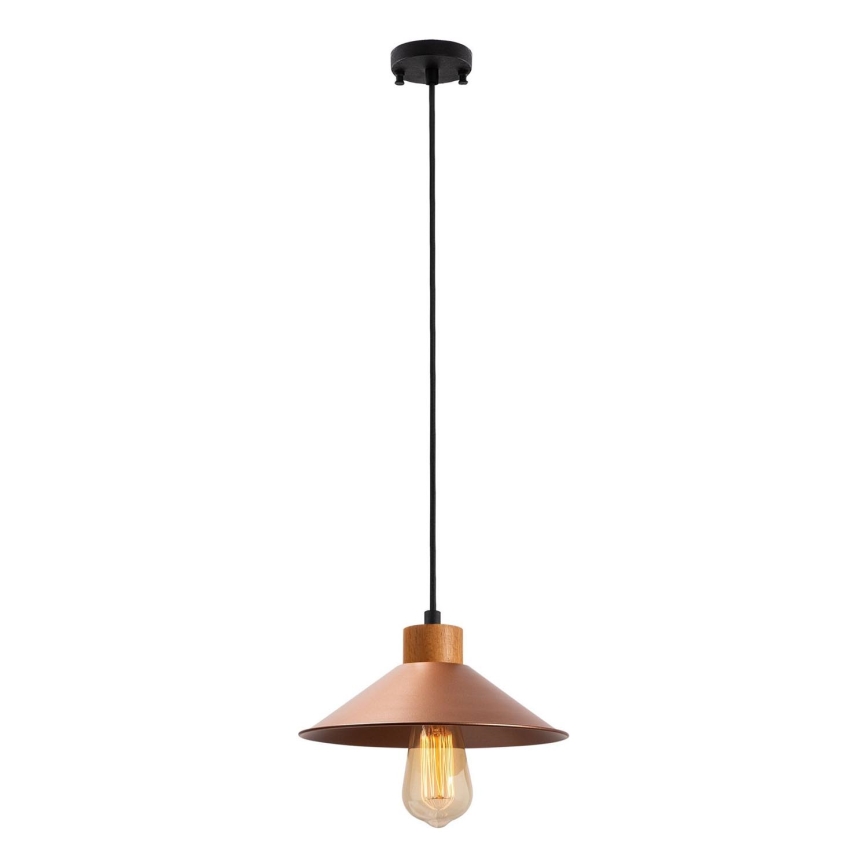 Окачена лампа MANAVGAT 1xE27/40W/230V медна/кафява
