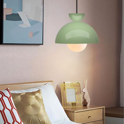 Окачена лампа SALVA 1xE27/15W/230V зелена