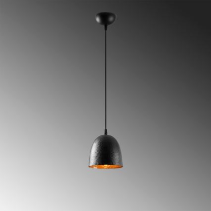 Окачена лампа TATTOO 1xE27/40W/230V Ø 16 см черна