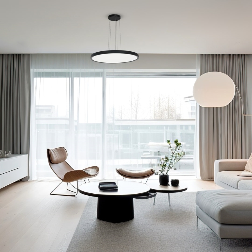 Окачена система за осветителни тела MAQ 32W/40W 1м черна