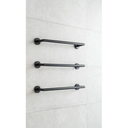 P.M.H. IN1B-L - Електрически сушилник за кърпи INGA 17W/230V 85,9 cm IP44 ляв/черен