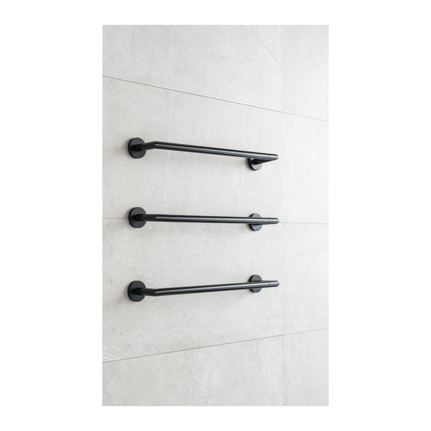 P.M.H. IN1B-L - Електрически сушилник за кърпи INGA 17W/230V 85,9 cm IP44 ляв/черен