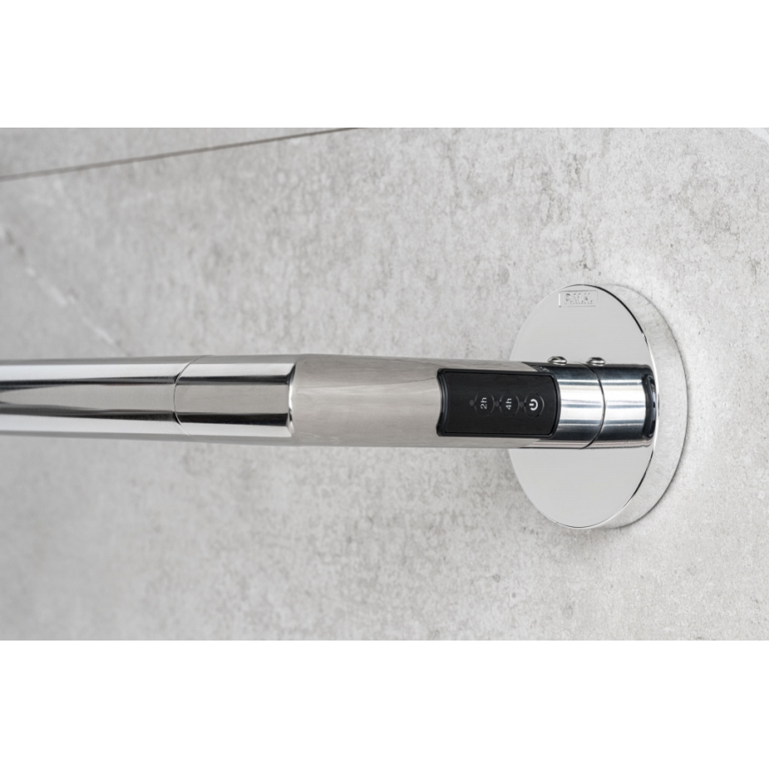 P.M.H. IN1SS-L - Електрически сушилник за кърпи INGA 17W/230V 85,9 cm IP44 лява/полирана неръждаема стомана