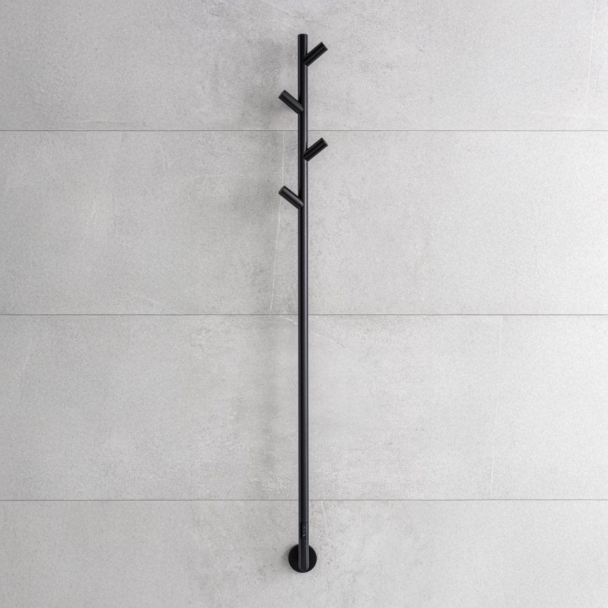 P.M.H. LS1B - Електрически сушилник за кърпи LISA 24W/230V 170 cm IP44 черен