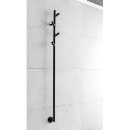 P.M.H. LS1B - Електрически сушилник за кърпи LISA 24W/230V 170 cm IP44 черен