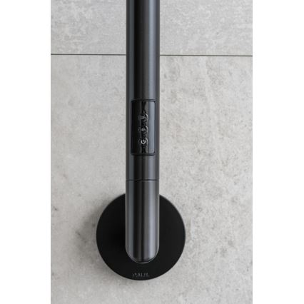 P.M.H. LS1B - Електрически сушилник за кърпи LISA 24W/230V 170 cm IP44 черен