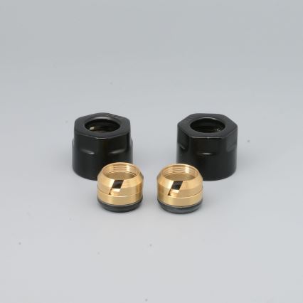 P.M.H. M15B4024 - Компресионно съединение за вентил VISION/INTER, черно/медно, 15 мм