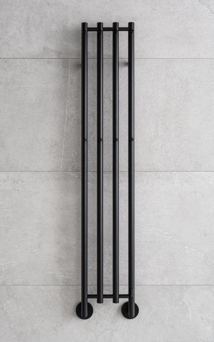 P.M.H. MO1B-R - Електрически сушител за кърпи MONA 93W/230V 153,3 cm IP44 черен