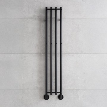 P.M.H. MO1B-R - Електрически сушител за кърпи MONA 93W/230V 153,3 cm IP44 черен