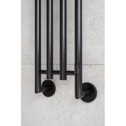 P.M.H. MO1B-R - Електрически сушител за кърпи MONA 93W/230V 153,3 cm IP44 черен