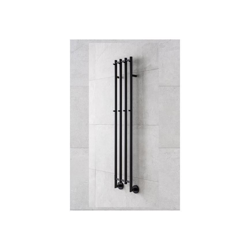 P.M.H. MO1B-RK - Електрическа сушилня за кърпи MONA 93W/230V 153,3 cm IP44 черна