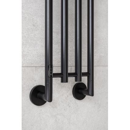 P.M.H. MO1B-RK - Електрическа сушилня за кърпи MONA 93W/230V 153,3 cm IP44 черна