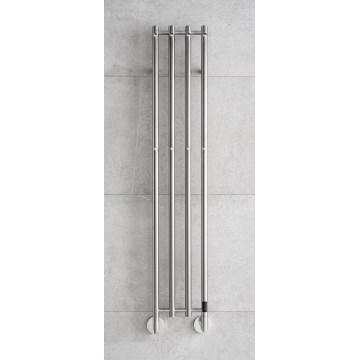 P.M.H. MO1SS-L - Електрически отопляем кърподържач MONA 93W/230V 153,3 cm IP44 полирана неръждаема стомана