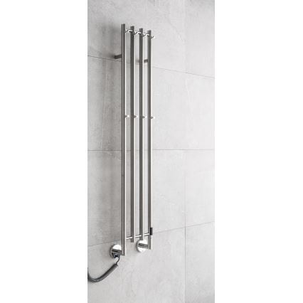 P.M.H. MO1SS-L - Електрически отопляем кърподържач MONA 93W/230V 153,3 cm IP44 полирана неръждаема стомана