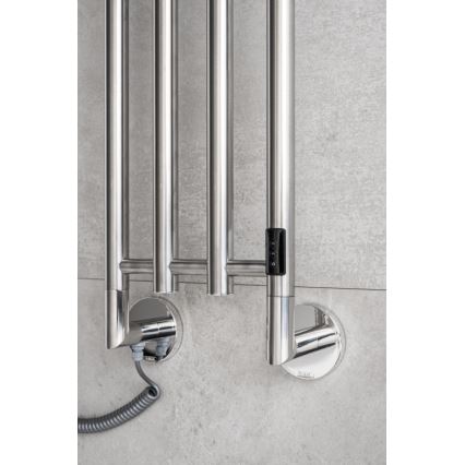 P.M.H. MO1SS-L - Електрически отопляем кърподържач MONA 93W/230V 153,3 cm IP44 полирана неръждаема стомана