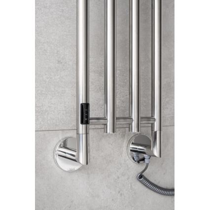 P.M.H. MO1SS-LK - Електрически сушилник за кърпи MONA 93W/230V 153,3 cm IP44 полирана неръждаема стомана