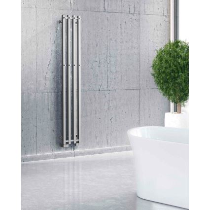 P.M.H. PX2C/4 - Радиатор за баня тип стълба PLUTO X 350W 150 cm лъскав хром