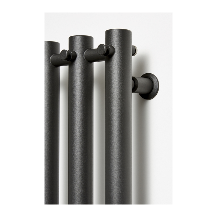 P.M.H. R2B - Стълбовиден радиатор за баня ROSENDAL 350W 150 cm черен