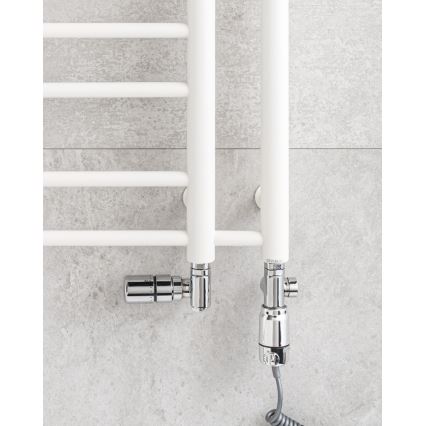 P.M.H. T2W-L - Сушилник за хавлии за баня THEIA 352W 154 cm ляв/бял