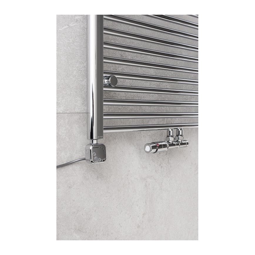 P.M.H. TERM-LC-EK - Вентил с термостатична глава TERM ляв/лъскав хром