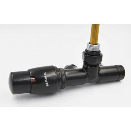 P.M.H. UNIKO-LB-EK - Вентил с термостатична глава UNIKO ляв/черен